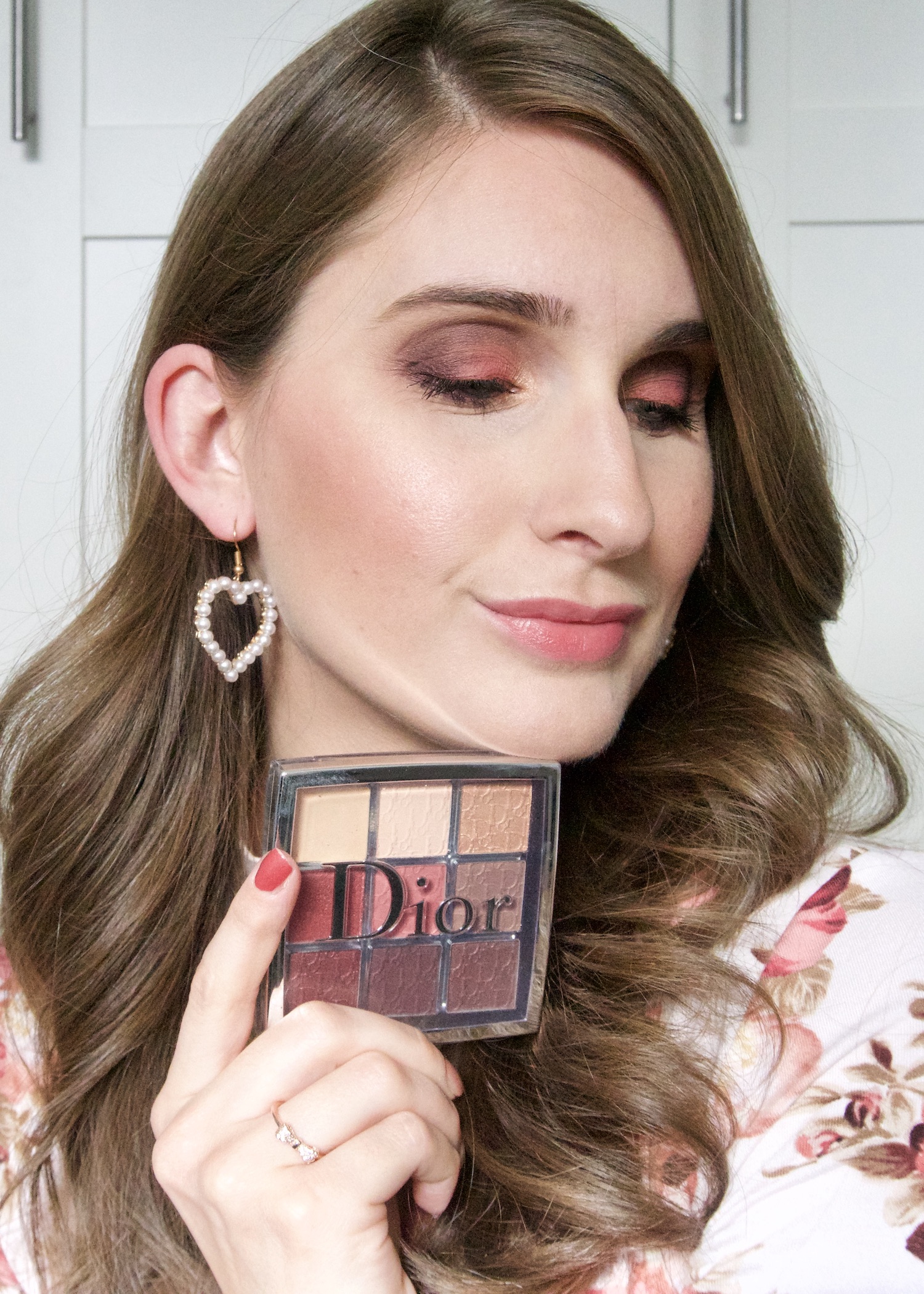 Dior Rosewood Neutrals Eye Palette makeup look