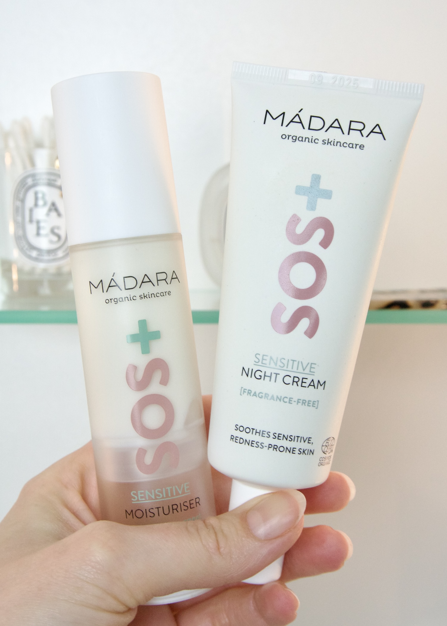 Mádara SOS + Sensitive moisturizer nachtcrème review